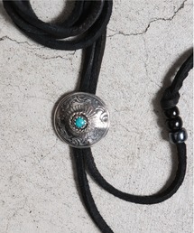 VIVIFY | シルバー925/ネックレス/ループタイ/Phoenix 50 Sen Coin Loop Tie with Stone 古銭(ネックレス)