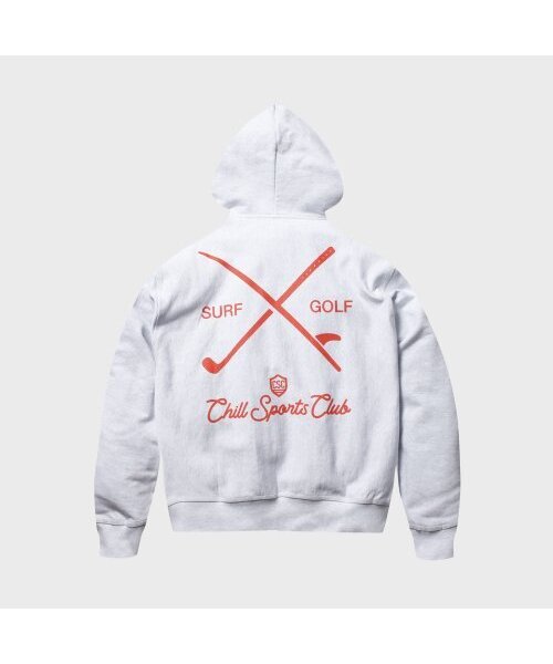 CHILL SPORTS CLUB(チルスポーツクラブ)の「24バージョン サーフエンタープ リバース フード メランジグレー(パーカー・メンズ・その他・MEDIUM/LARGE/X-LARGE)」の2枚目の写真