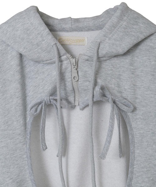 Candy Stripper（キャンディストリッパー）の「HEART HOLE フーディー（パーカー・レディース・ピンク/ヘザーグレー/ブラック・FREE）」の14枚目の写真