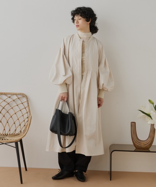 Libra Cue（リブラ キュー）の「シアータートルカットソー（Tシャツ/カットソー・レディース・ブラック/アイボリー・FREE）」の9枚目の写真