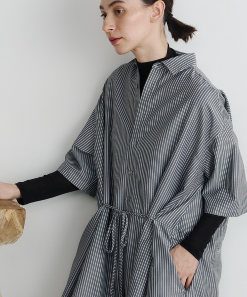 Libra Cue（リブラ キュー）の「シアータートルカットソー（Tシャツ/カットソー・レディース・ブラック/アイボリー・FREE）」の21枚目の写真