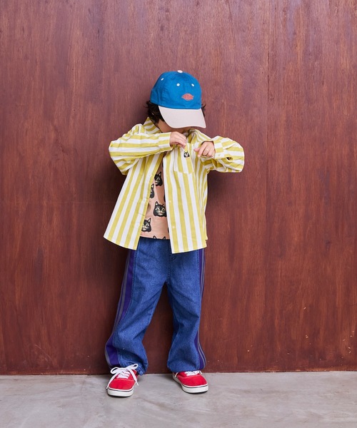 MARKEY'S（マーキーズ）の「ソウガララグランシャツ（シャツ/ブラウス・キッズ・ライトブルー/イエロー系その他・120/110/100/90/150/140/130）」の17枚目の写真