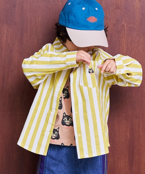 MARKEY'S（マーキーズ）の「ソウガララグランシャツ（シャツ/ブラウス・キッズ・ライトブルー/イエロー系その他・120/110/100/90/150/140/130）」の14枚目の写真