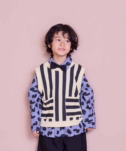 MARKEY'S（マーキーズ）の「ソウガララグランシャツ（シャツ/ブラウス・キッズ・ライトブルー/イエロー系その他・120/110/100/90/150/140/130）」の8枚目の写真