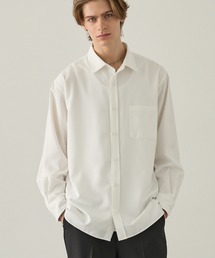 EASENCE（イーズエンス）の「【EASENCE】ハイツイステッドツイル ドライタッチ レギュラーカラー長袖シャツ<速乾/UVカット/イージーケア>（シャツ/ブラウス）」