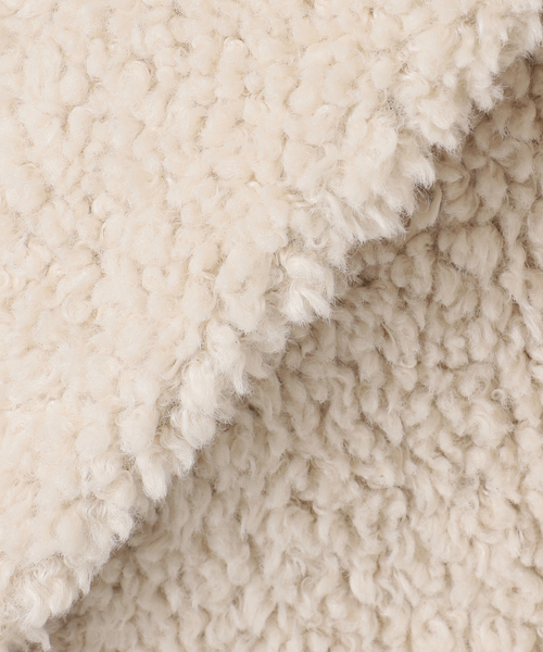 B.C STOCK（ベーセーストック）の「《追加》《S/Mサイズ展開》ボアパイピングブルゾン2（ブルゾン・レディース・アイボリー/ブラック・MEDIUM/SMALL）」の21枚目の写真