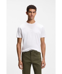 Porsche x BOSS シルケットコットン Tシャツ バックグラフィック