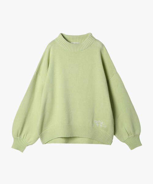 To b. by agnes b.（トゥービーバイアニエスベー）の「ソフトニット プルオーバー（ニット/セーター・レディース・グリーン系その他・FREE）」の2枚目の写真