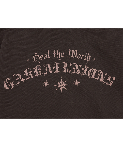 GAKKAI UNIONS(ガッカイユニオンズ)の「ヒルズピグメントフードジップアップブラウン(パーカー・メンズ・その他・S/M/L)」の7枚目の写真