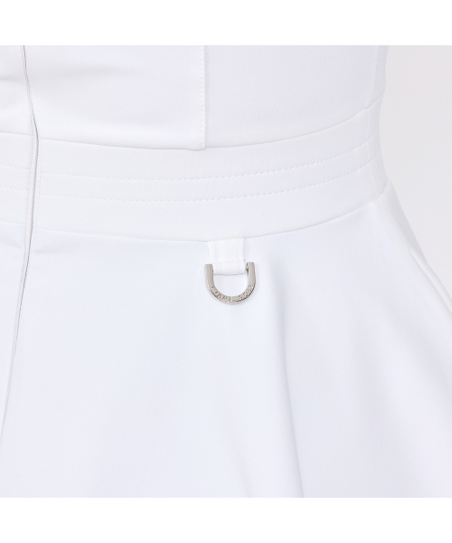 J.JANE（ジェイジェーン）の「クラシック配色リボンフレアワンピース(ホワイト)（ワンピース・レディース・その他・S/M/XS）」の6枚目の写真