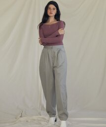 ES FOUR TUCK PANTS(GRAY)
