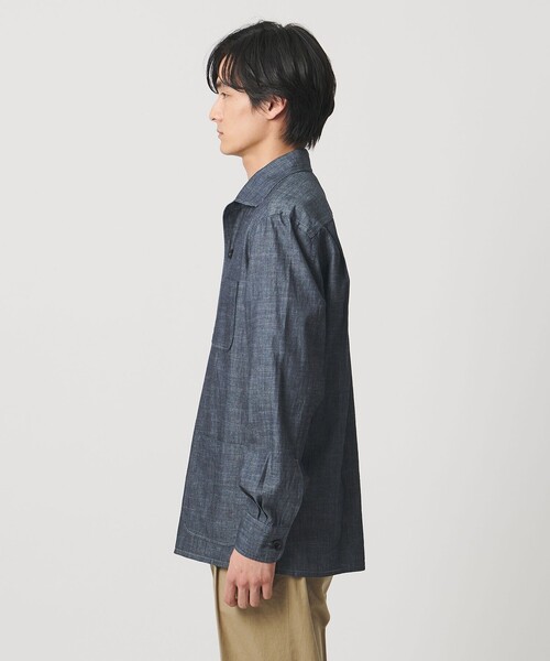 UNITED ARROWS（ユナイテッドアローズ）の「デニム シャツジャケット（シャツ/ブラウス・メンズ・ロイヤルブルー・L/M/XL/S）」の5枚目の写真
