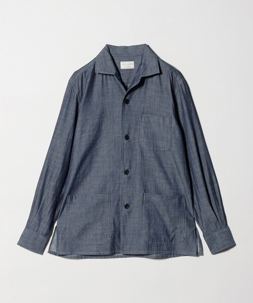 UNITED ARROWS（ユナイテッドアローズ）の「デニム シャツジャケット（シャツ/ブラウス・メンズ・ロイヤルブルー・L/M/XL/S）」の7枚目の写真