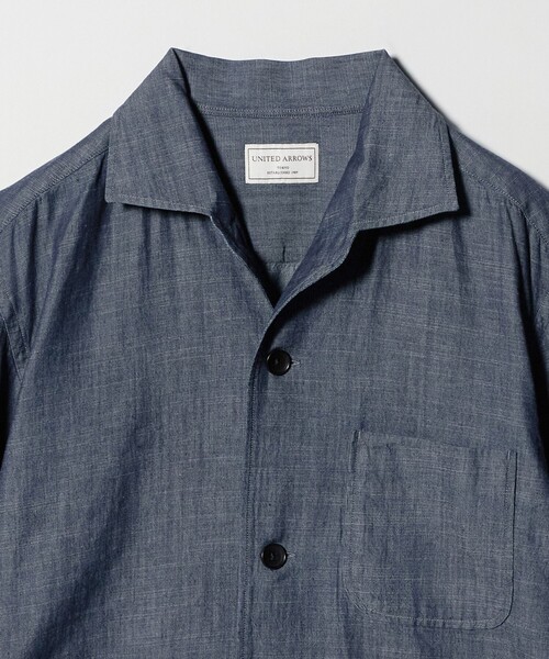 UNITED ARROWS（ユナイテッドアローズ）の「デニム シャツジャケット（シャツ/ブラウス・メンズ・ロイヤルブルー・L/M/XL/S）」の9枚目の写真