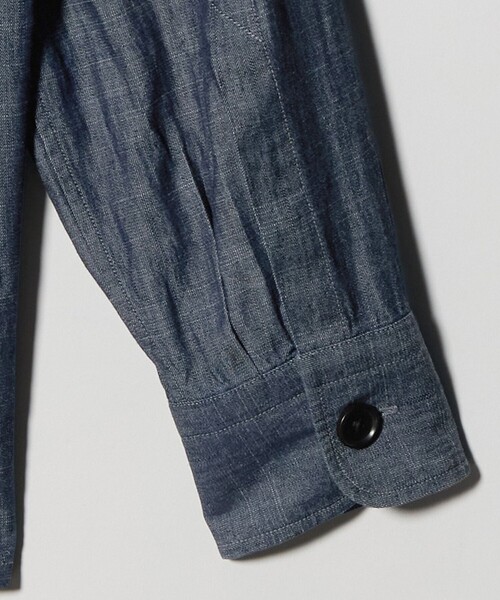 UNITED ARROWS（ユナイテッドアローズ）の「デニム シャツジャケット（シャツ/ブラウス・メンズ・ロイヤルブルー・L/M/XL/S）」の10枚目の写真