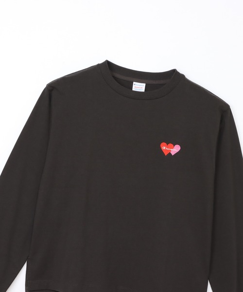 Champion(チャンピオン)の「【Champion/チャンピオン】レディース ロングスリーブTシャツ(Tシャツ/カットソー・レディース・グレイッシュブルー/ブラック系その他/ブラウン系/モスグリーン/ホワイト・LARGE/MEDIUM)」の22枚目の写真