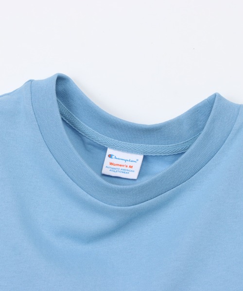 Champion(チャンピオン)の「【Champion/チャンピオン】レディース ロングスリーブTシャツ(Tシャツ/カットソー・レディース・グレイッシュブルー/ブラック系その他/ブラウン系/モスグリーン/ホワイト・LARGE/MEDIUM)」の15枚目の写真