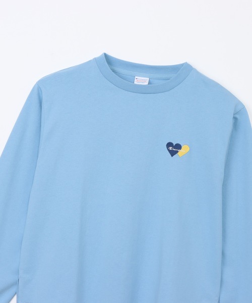 Champion(チャンピオン)の「【Champion/チャンピオン】レディース ロングスリーブTシャツ(Tシャツ/カットソー・レディース・グレイッシュブルー/ブラック系その他/ブラウン系/モスグリーン/ホワイト・LARGE/MEDIUM)」の14枚目の写真