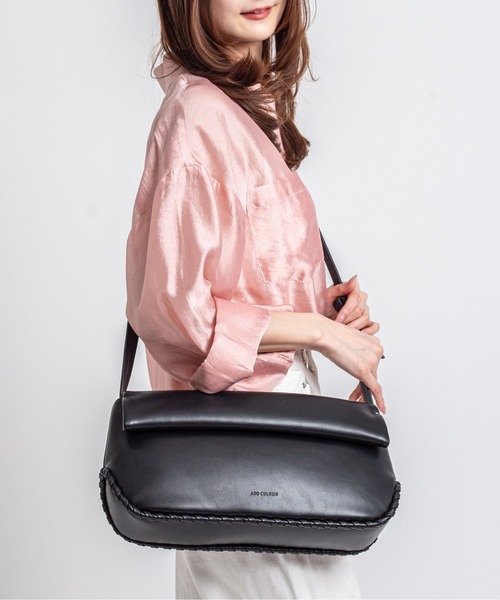 ADD CULUMN（アドカラム）の「【ADD CULUMN/アドカラム】ショルダーバッグ ROLLA OBLONG M STITCH（ショルダーバッグ・レディース・ライトイエロー/アイボリー/ブラック・FREE）」の12枚目の写真
