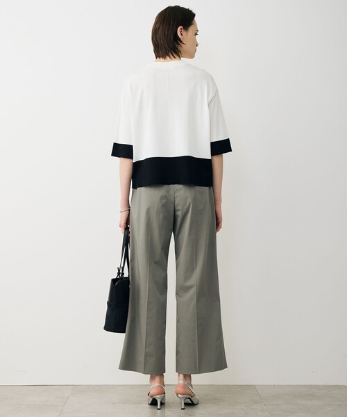 ICB(アイシービー)の「VIS/NYハイゲージ バイカラーニットT(ニット/セーター・レディース・ブラック系4/ライトイエロー系4/アイボリー系4/サックスブルー系/オレンジ系その他・LARGE)」の18枚目の写真