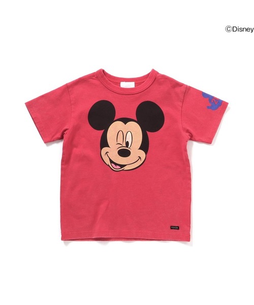 F.O.KIDS(エフオーキッズ)の「F.O.KIDS/エフオーキッズ ディズニーキャラクター5色 ミッキーマウス 5柄Tシャツ 2026年 夏 夏服(Tシャツ/カットソー・キッズ・パープル/レッド/チャコール/キナリ・140/150/160)」の4枚目の写真