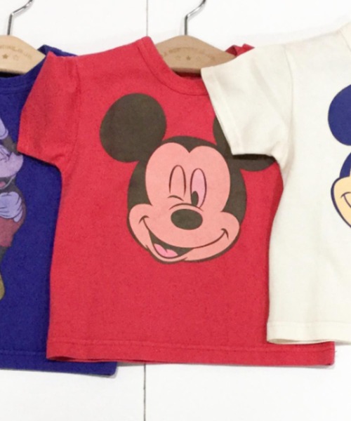 F.O.KIDS(エフオーキッズ)の「F.O.KIDS/エフオーキッズ ディズニーキャラクター5色 ミッキーマウス 5柄Tシャツ 2026年 夏 夏服(Tシャツ/カットソー・キッズ・パープル/レッド/チャコール/キナリ・140/150/160)」の11枚目の写真