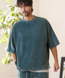 CAMBIO(�J���r�I)��mt10222- Snow Wash Pile Tee �p�C��T�V���c(CMP-261-009)(T�V���c/�J�b�g�\�[)