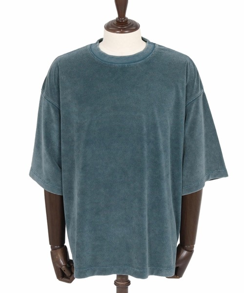 CAMBIO(カンビオ)の「mt10222- Snow Wash Pile Tee パイルTシャツ(CMP-261-009)(Tシャツ/カットソー・メンズ・ブラック/ベージュ/ブルー・S/M/L)」の22枚目の写真