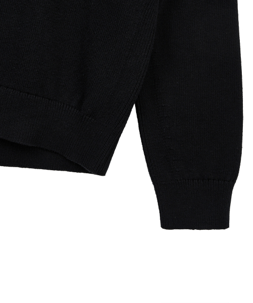 NOIRER(ノイア)の「カシミヤコットンディープVネックニット(ブラック)(ニット/セーター・メンズ・その他・48/50/52)」の5枚目の写真