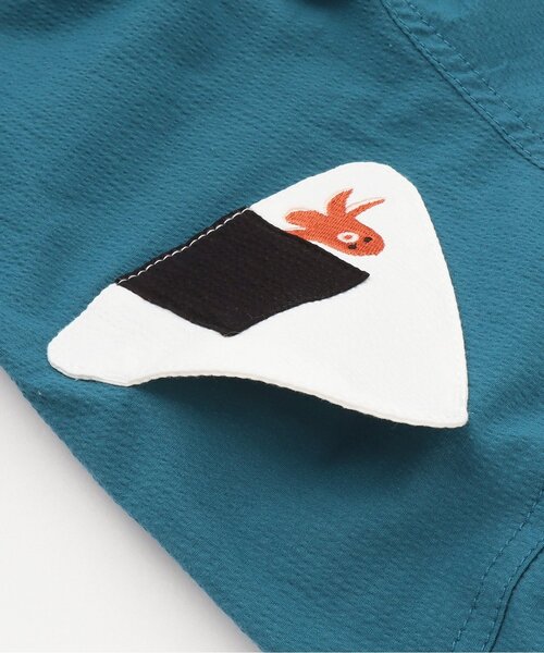 kladskap（クレードスコープ）の「ピクニックザウルスとおにぎり6分丈パンツ（その他パンツ・キッズ・ブルー系その他/モカ・120cm/110cm/100cm/90cm/80ｃｍ）」の12枚目の写真