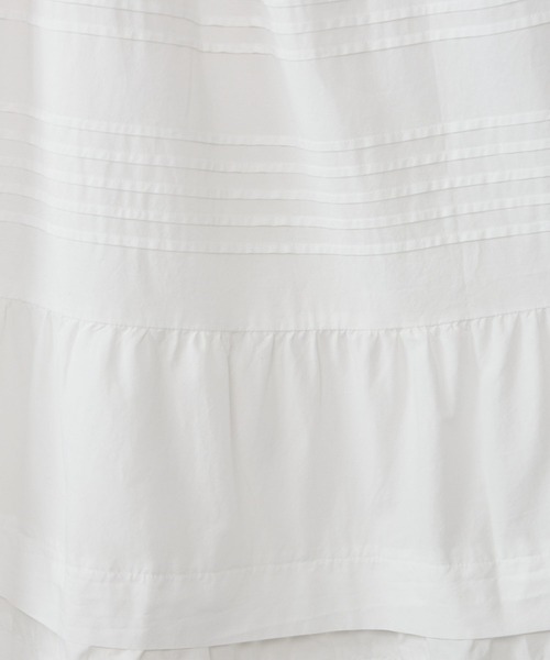 BARNYARDSTORM(バンヤードストーム)の「BARNYARDSTORM / ピンタックボリュームスカート【『ネルソンさん』YouTubeご紹介アイテム】(スカート・レディース・ホワイト/グレー・FREE)」の11枚目の写真