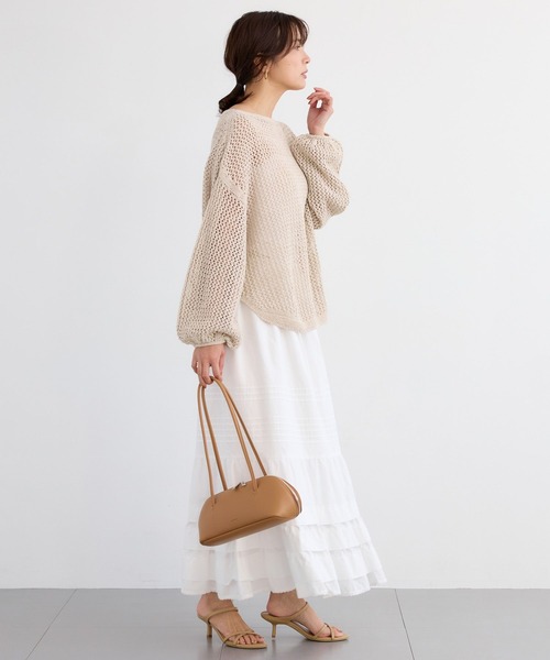 BARNYARDSTORM(バンヤードストーム)の「BARNYARDSTORM / ピンタックボリュームスカート【『ネルソンさん』YouTubeご紹介アイテム】(スカート・レディース・ホワイト/グレー・FREE)」の22枚目の写真