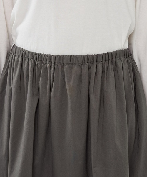 BARNYARDSTORM(バンヤードストーム)の「BARNYARDSTORM / ピンタックボリュームスカート【『ネルソンさん』YouTubeご紹介アイテム】(スカート・レディース・ホワイト/グレー・FREE)」の16枚目の写真