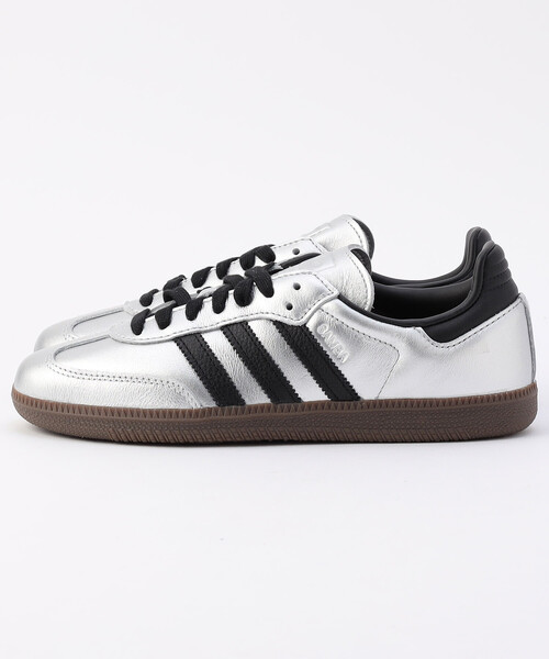 FREAK'S STORE（フリークスストア）の「限定展開 adidas/アディダス SAMBA OG W/サンバ OG ウィメンズ[23.0~25.0cmサイズ展開]（スニーカー・レディース・シルバー・25.0cm/24.5cm/23.0cm/23.5cm/24.0cm）」の5枚目の写真