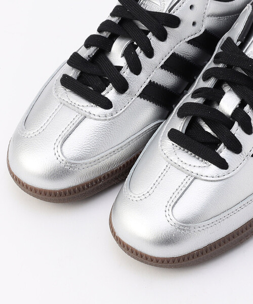 FREAK'S STORE（フリークスストア）の「限定展開 adidas/アディダス SAMBA OG W/サンバ OG ウィメンズ[23.0~25.0cmサイズ展開]（スニーカー・レディース・シルバー・25.0cm/24.5cm/23.0cm/23.5cm/24.0cm）」の8枚目の写真