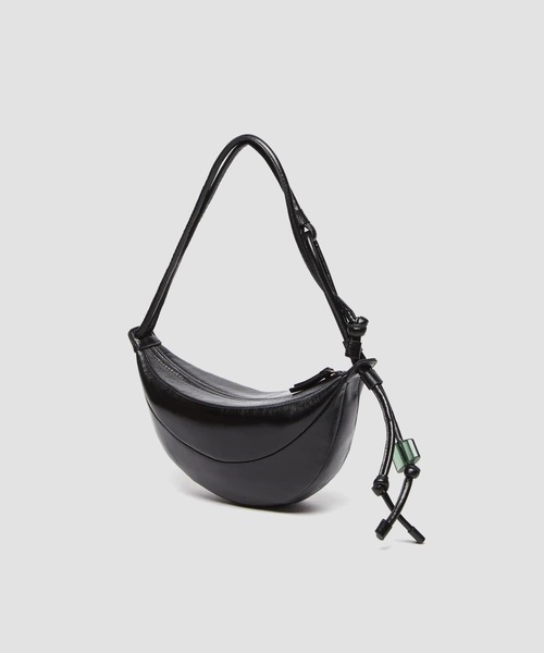 Archivepke（アーカイブエプク）の「Archivepke/アーカイブエプク Small fling bag ラムレザーフライングバッグ ショルダーバッグ 2026年春夏（ショルダーバッグ・レディース・ブラック/ダークブラウン・FREE）」の4枚目の写真
