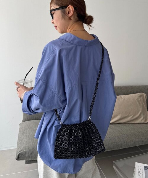 DISCOAT(ディスコート)の「ビジューミニショルダーバッグ(ショルダーバッグ・レディース・ブラック/シルバー・FREE)」の11枚目の写真