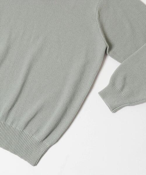 URBAN RESEARCH DOORS（アーバンリサーチドアーズ）の「『吸水速乾/防シワ/イージーケア/UVカット』DRYMIX カノコロングスリーブニットポロシャツ（ニット/セーター・メンズ・ブラック/グレー・MEDIUM/LARGE）」の18枚目の写真