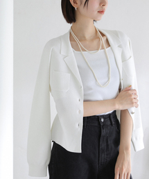 La TOTALITE | 【洗える】開襟アンサンブル(ニット/セーター)