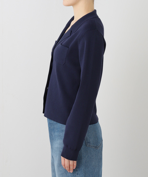 La TOTALITE（ラトータリテ）の「【洗える】開襟アンサンブル（ニット/セーター・レディース・ホワイト/ネイビー/グリーン・FREE）」の19枚目の写真