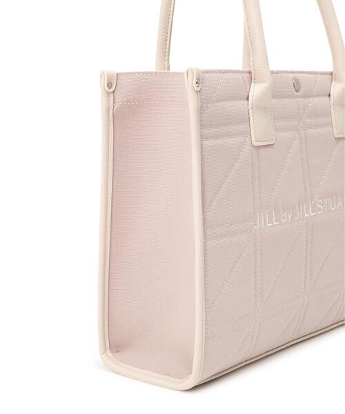 JILL by JILL STUART（ジルバイジルスチュアート）の「ステッチパイピングトート大（トートバッグ・レディース・ピンク/ホワイト・FREE）」の15枚目の写真