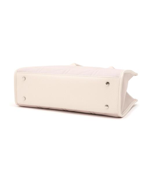 JILL by JILL STUART（ジルバイジルスチュアート）の「ステッチパイピングトート大（トートバッグ・レディース・ピンク/ホワイト・FREE）」の16枚目の写真