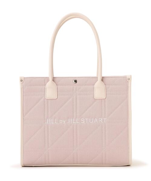 JILL by JILL STUART（ジルバイジルスチュアート）の「ステッチパイピングトート大（トートバッグ・レディース・ピンク/ホワイト・FREE）」の18枚目の写真
