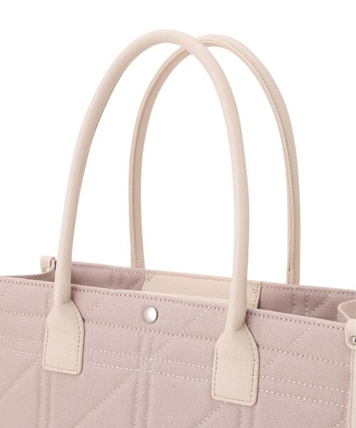 JILL by JILL STUART（ジルバイジルスチュアート）の「ステッチパイピングトート大（トートバッグ・レディース・ピンク/ホワイト・FREE）」の8枚目の写真