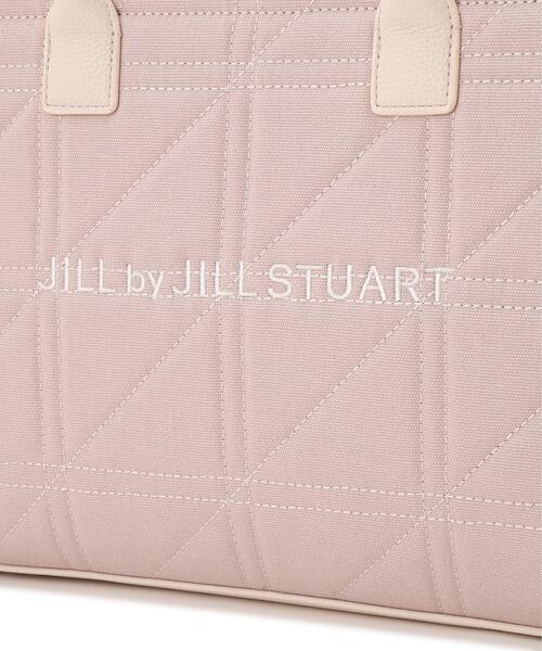 JILL by JILL STUART（ジルバイジルスチュアート）の「ステッチパイピングトート大（トートバッグ・レディース・ピンク/ホワイト・FREE）」の9枚目の写真