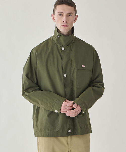 DANTON（ダントン）の「DANTON | ナイロンタフタ カバーオールジャケット MEN（カバーオール・メンズ・オリーブ/ブラック・40/44/42）」の6枚目の写真