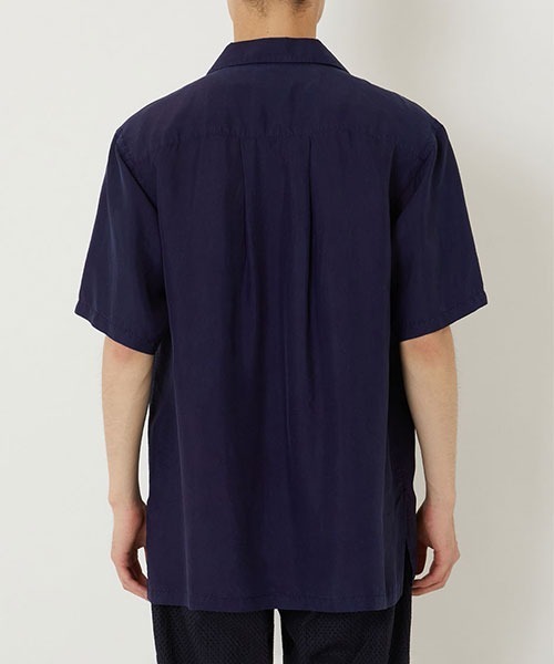 BLUE BLUE JAPAN（ブルーブルージャパン）の「シルクハブタエ ホンアイショートスリーブシャツ（シャツ/ブラウス・メンズ・A・XL/L/S/XS）」の4枚目の写真