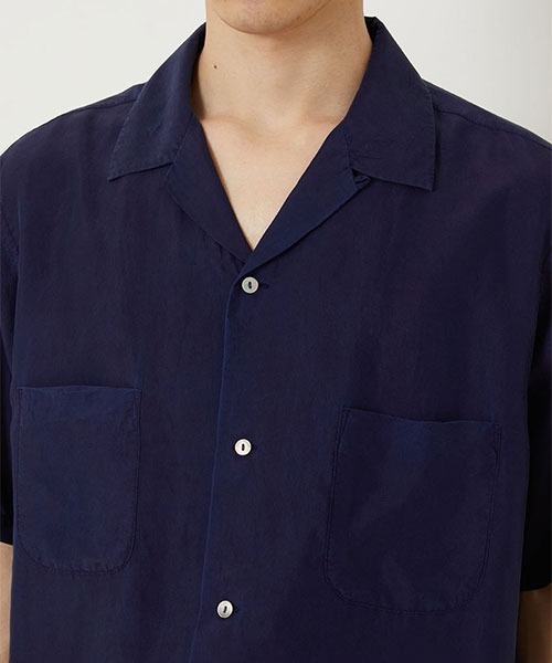 BLUE BLUE JAPAN（ブルーブルージャパン）の「シルクハブタエ ホンアイショートスリーブシャツ（シャツ/ブラウス・メンズ・A・XL/L/S/XS）」の5枚目の写真