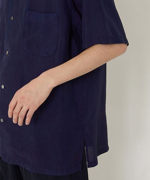 BLUE BLUE JAPAN（ブルーブルージャパン）の「シルクハブタエ ホンアイショートスリーブシャツ（シャツ/ブラウス・メンズ・A・XL/L/S/XS）」の7枚目の写真