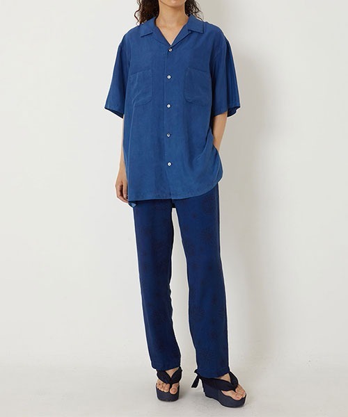 BLUE BLUE JAPAN（ブルーブルージャパン）の「シルクハブタエ ホンアイショートスリーブシャツ（シャツ/ブラウス・メンズ・A・XL/L/S/XS）」の14枚目の写真